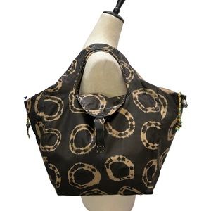 Konjo Brown and Tan Ethiopian Designer Nappa Bag